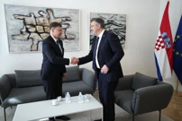 Premijer Plenković primio je izvršnog potpredsjednika EK-a za gospodarstvo, Foto:  Sanjin Strukic/PIXSELL