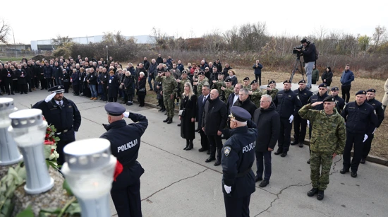Conmemoración en Borovo 