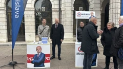 Mislav Kolakušić na riječkom Korzu