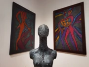 Izložba Stephana Lupina Umjetnost u vrtlogu strasti, nemira i napetosti, Foto: Radio Osijek / KI/HRT