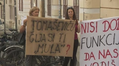 Prosvjedni performans, Foto: HTV/HRT