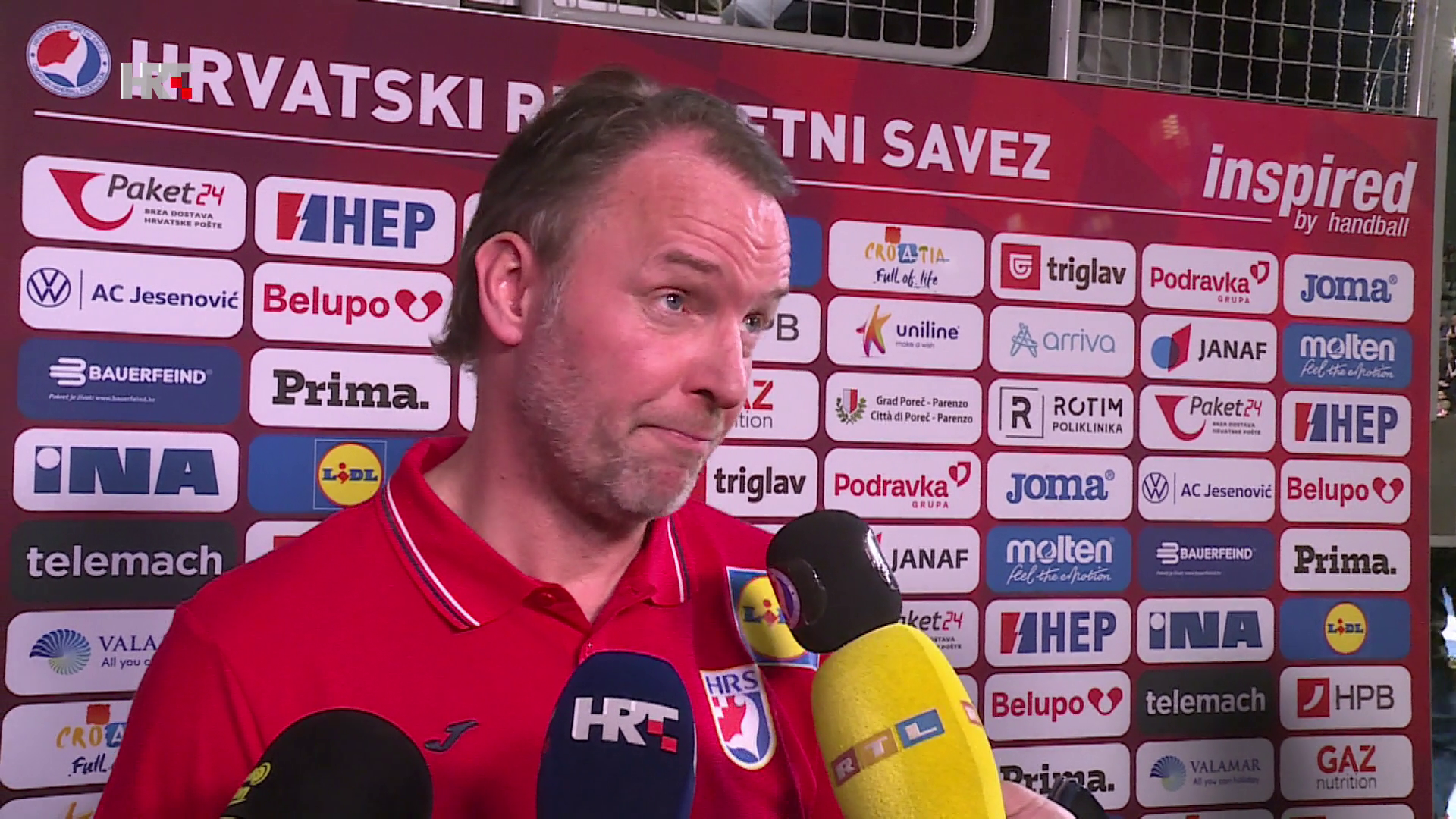 Sigurdsson: Napad nam je bio grozan u prvom poluvremenu - HRT