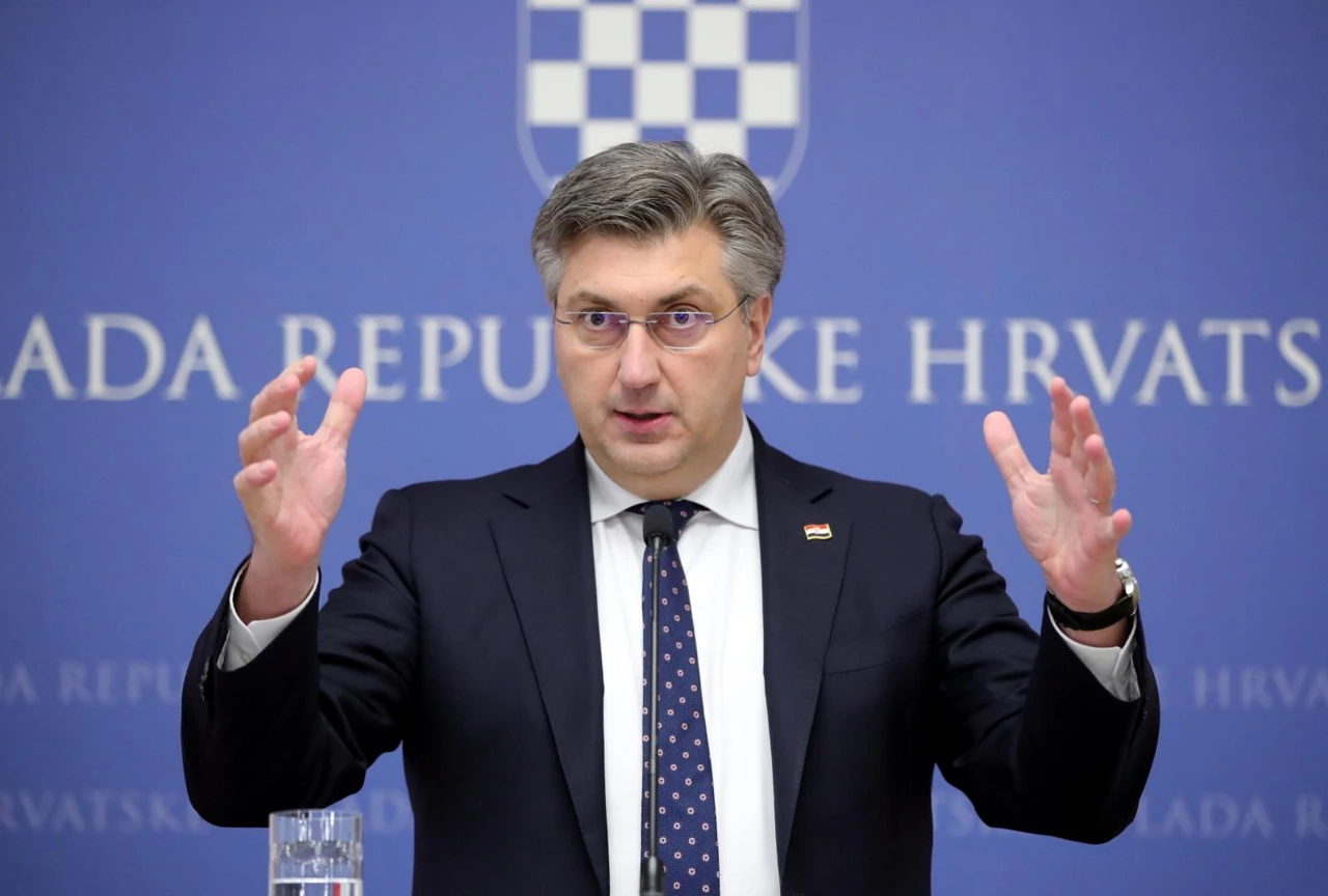 Konferencija za medije Andreja Plenkovića, Foto: Sanjin Strukic/PIXSELL