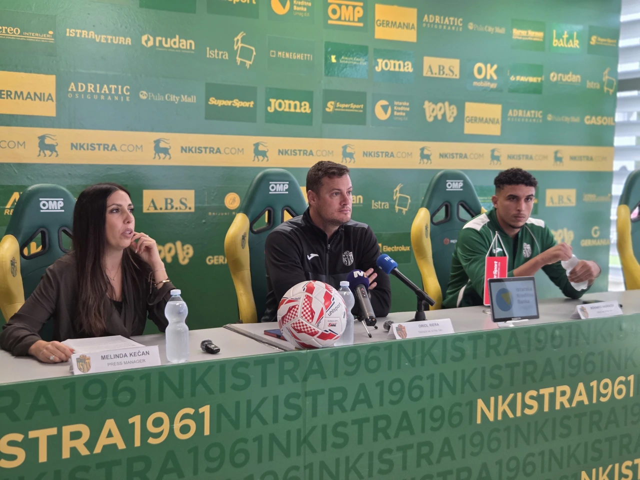 Melinda Kečan, Oriol Riera, Mohamed Nasraoui