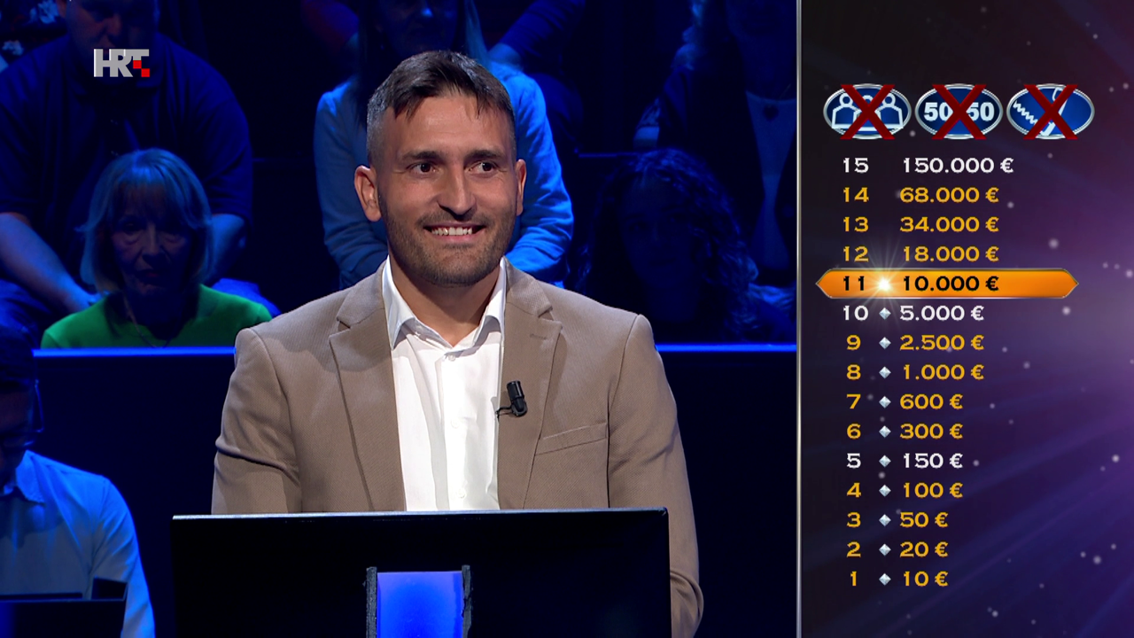 Antonio Gotovac, Foto: Tko želi biti milijunaš?/HRT