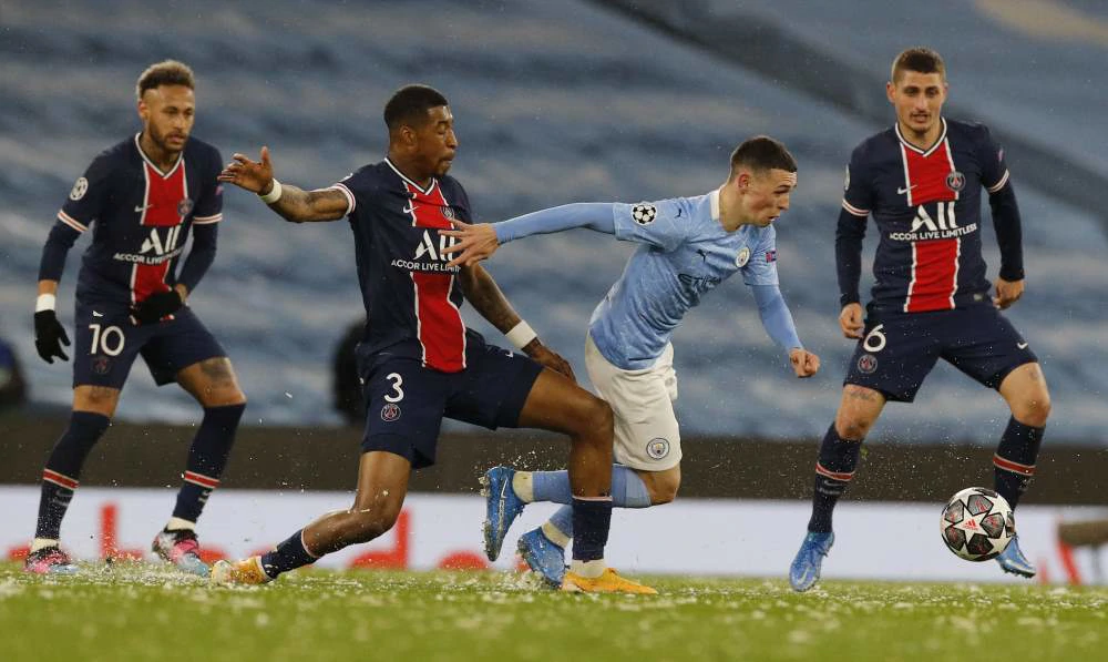 Phil Foden i Presnel Kimpembe, Foto: Phil Noble/ REUTERS