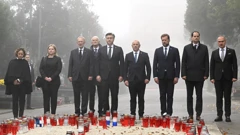 Polaganje vijenaca na Mirogoju