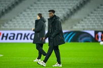 Igrači Lillea uoči utakmice na stadionu Pierre-Mauroy, Foto: Daniel Derajinski/PIXSELL