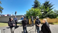 Filmska ekipa na snimanju  , Foto: Hodočasnici/dokumentarni film 