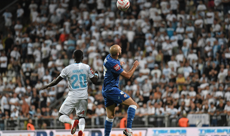 Rijeka, 16.8.2025., Merveil Ndockyt, Josip Mišić