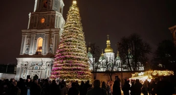 Božićni park u Kijevu
