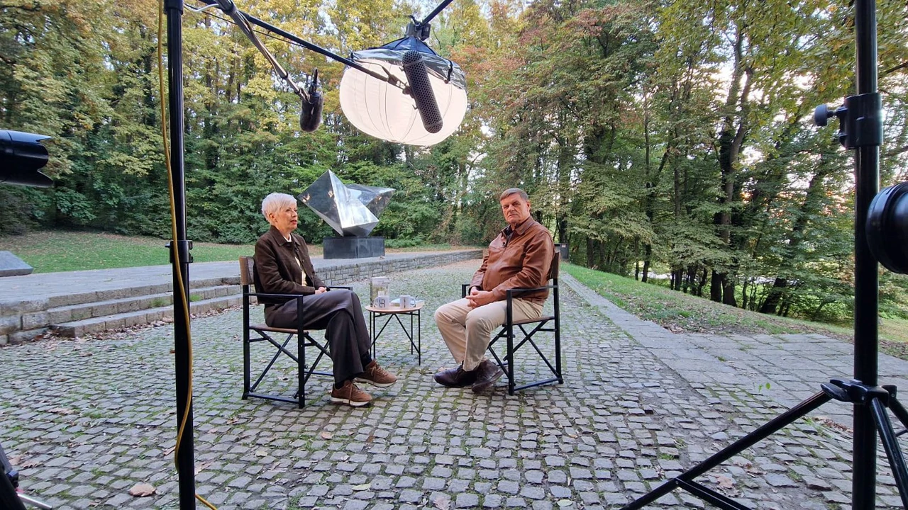 Morana Kasapović  i Dražen Lalić , Foto: Siniša Hajduk/HRT