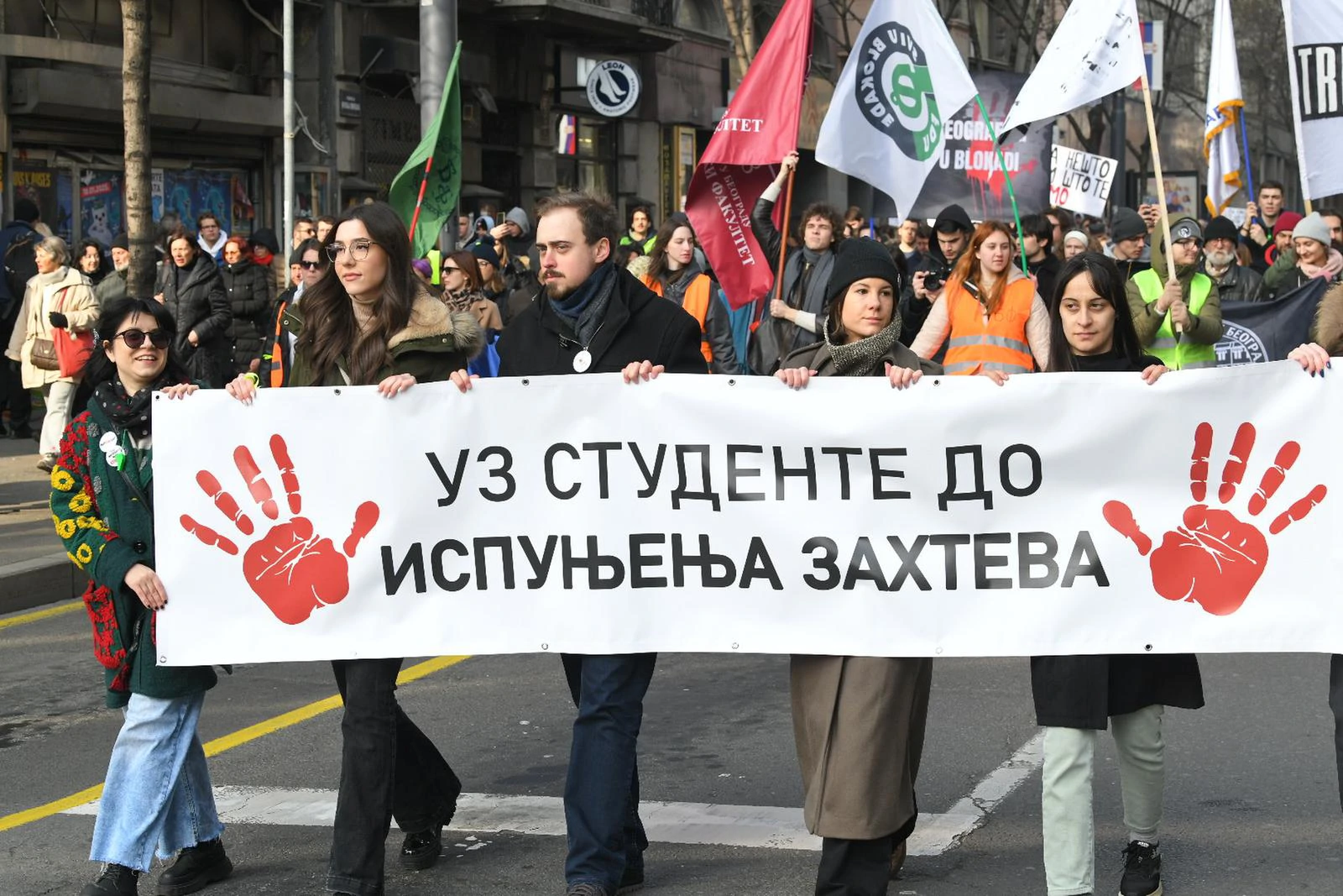 Srbija: Studenti u novoj akciji, veliki skup 15. veljače u Kragujevcu