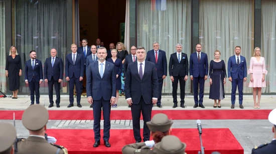 Peter Pellegrini and Zoran Milanović