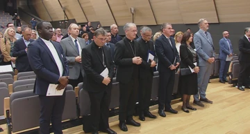 Okupljeni u dvorani Hrvatskog katoličkog sveučilišta