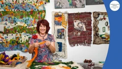 Vesna Jakić, Ruta Cres (prerada otočke vune i umjetnički proizvodi), Foto: Saša Pjanić/-