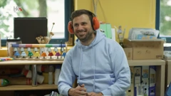Stjepan Hauser kao gluha osoba