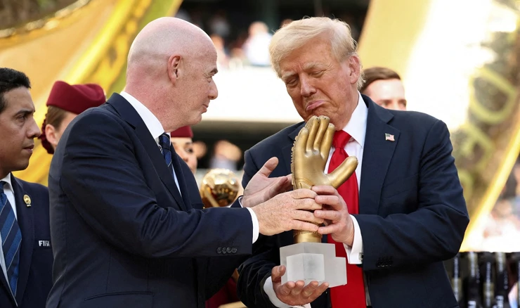 Gianni Infantino i Donald Trump na finalu FIFA Svjetskog klupskog prvenstvo