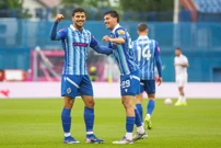 Slavlje igrača Lokomotive nakon izjednačenja, Foto: Goran Stanzl/PIXSELL