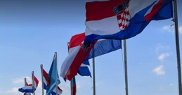 Zastave na Kninskoj tvrđavi , Foto: M. Švarc/HTV