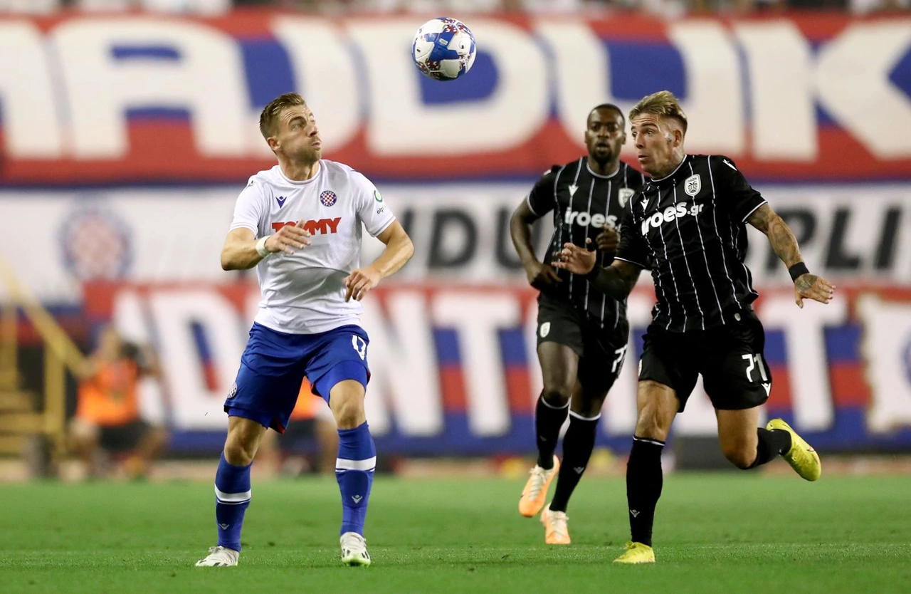 Hajduk - PAOK. Dario Melnjak