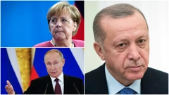 Angela Merkel, Vladimir Putin, Tayyip Erdogan