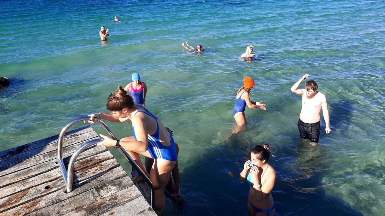 Zimsko kupanje u Zadru