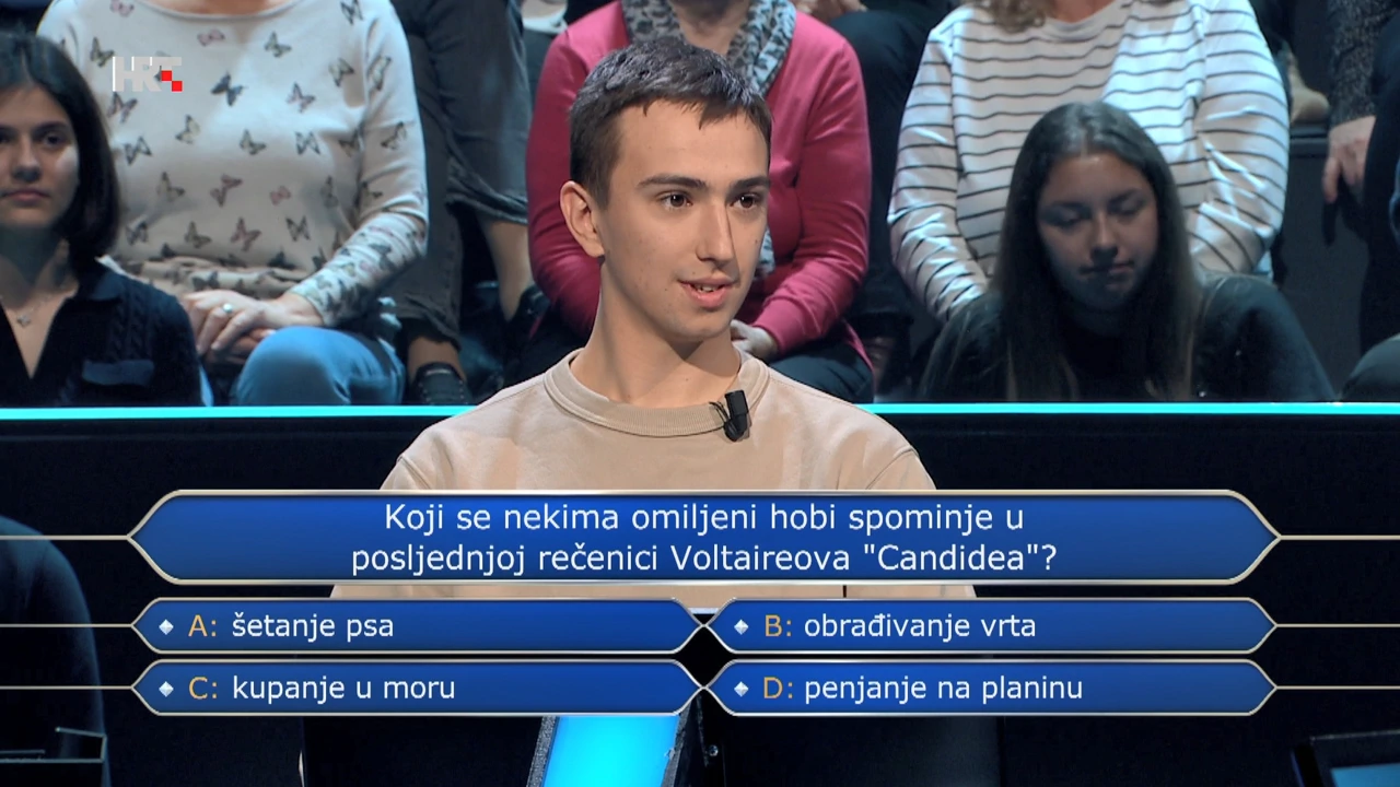 Nino Sarta, Foto: Tko želi biti milijunaš?/HRT