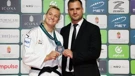 Lara Cvjetko i trener Dragan Crnov