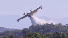 Požar kod Rupotine još uvijek aktivan, od jutra ga gase kanaderi 