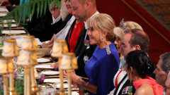 Svečana večera za francuskog predsjednika Emmanuela Macrona i njegovu suprugu Brigitte u dvorcu Windsor, Foto: Ludovic Marin/REUTERS