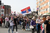 Studenti i građani na prosvjedu u Beogradu, Foto: M.M. / ATA images /PIXSELL
