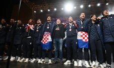 Doček za brončane rukometaše, Foto: Goran Mehkek/CROPIX