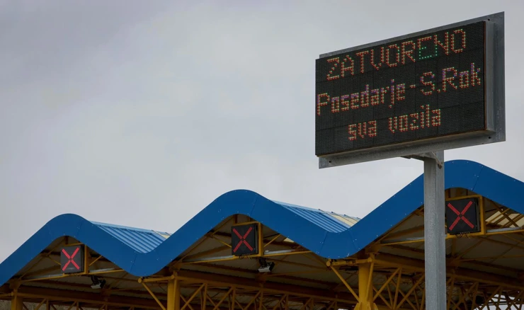 Zatvorena dionica A1 između Posedarja i Sv. Roka 