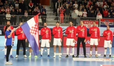 Hrvatski rukometaši uoči utakmice s Belgijom, Foto: Željko Hajdinjak/CROPIX