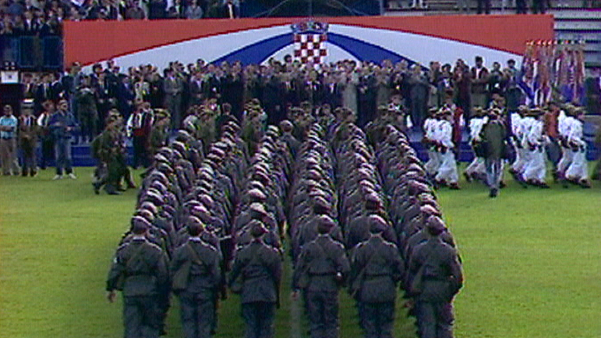 Zbor narodne garde, arhivska snimka