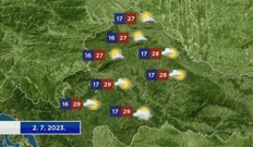 Vremenska prognoza, Foto: HTV/HRT