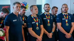 Članovi hrvatske rukometne reprezentacije gluhih