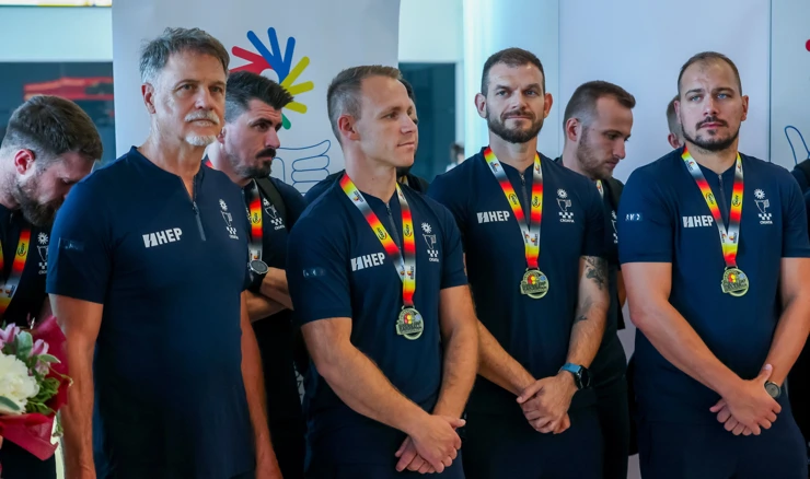 Članovi hrvatske rukometne reprezentacije gluhih