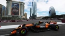 Lando Norris na treningu u Bakuu