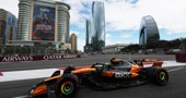 Lando Norris na treningu u Bakuu
