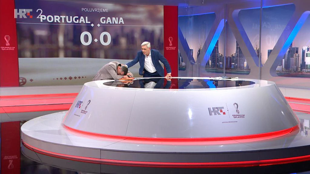 Zorana Zekića "uspavalo" je prvo poluvrijeme utakmice Portugal - Gana, Foto: Qatara/HRT