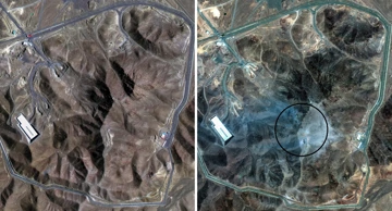 Satelitske snimke Fordowa prije i nakon američkog napada