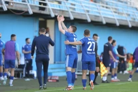 Aleksa Latković, slavlje nakon pogotka, 1:0, Foto: Ranko Suvar /CROPIX