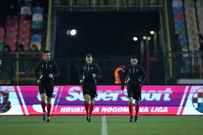 Sudačka trojka na utakmici Gorica - Dinamo, Foto: Slavko Midzor/PIXSELL