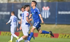 Mrčela slavi pogodak za vodstvo Rudeša 1:0, Foto: Damir Krajač/CROPIX