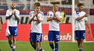 Igrači Hajduka na Poljudu
