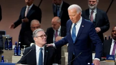 Keir Starmer i Joe Biden