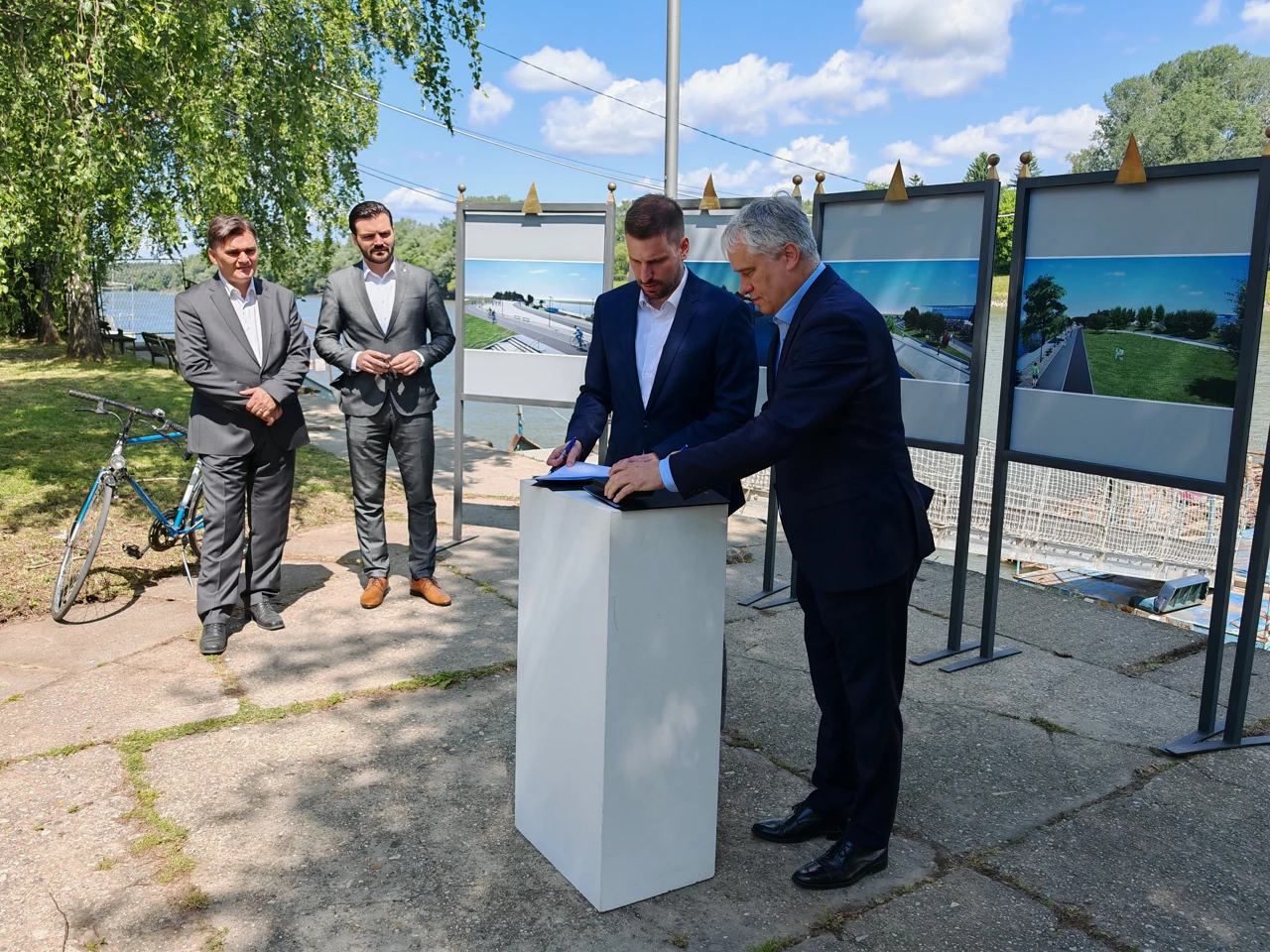Potpisivanje ugovora o uređenju obale