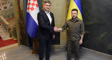 Andrej Plenković i Volodimir Zelenski, arhivska fotografija